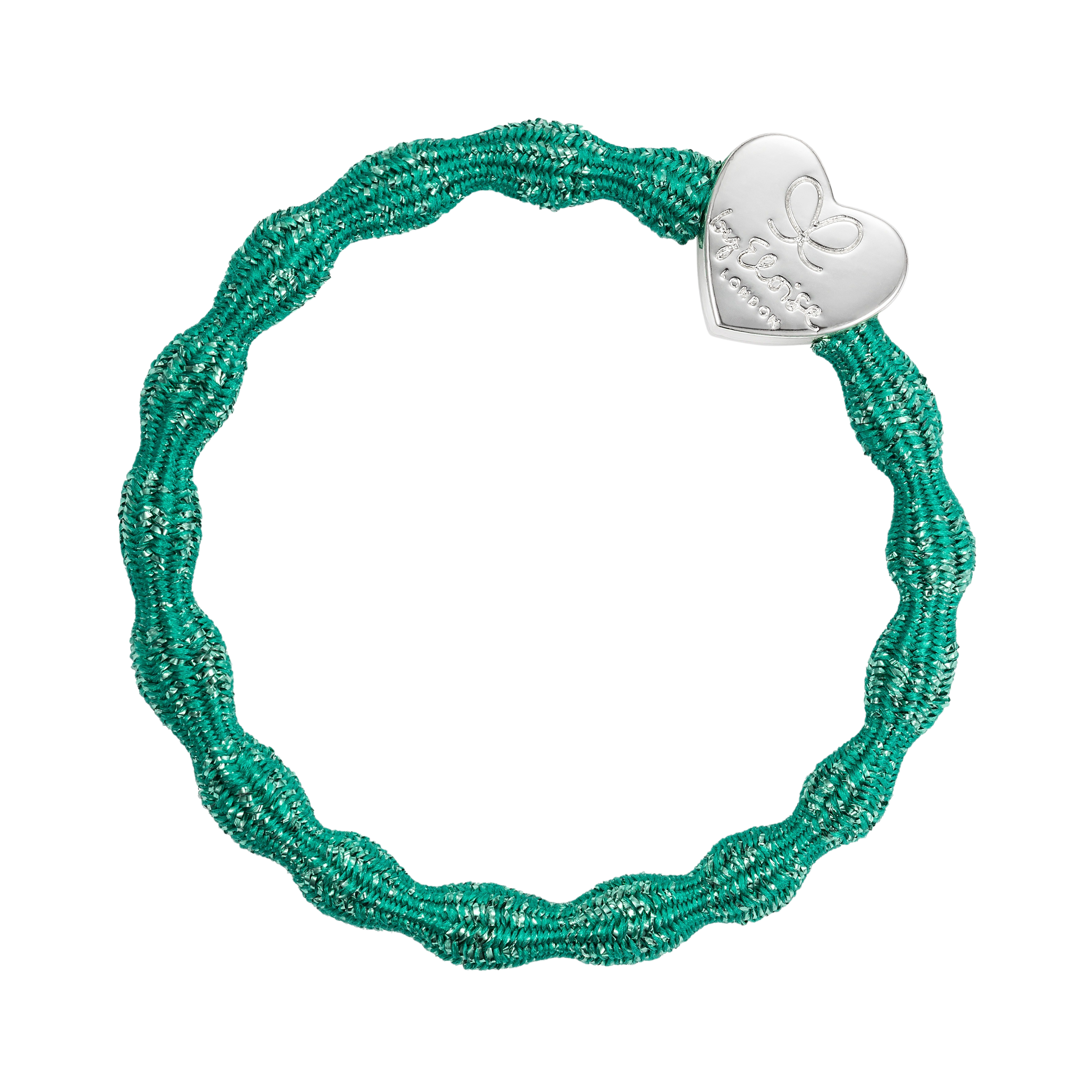 Metallic Silver Heart