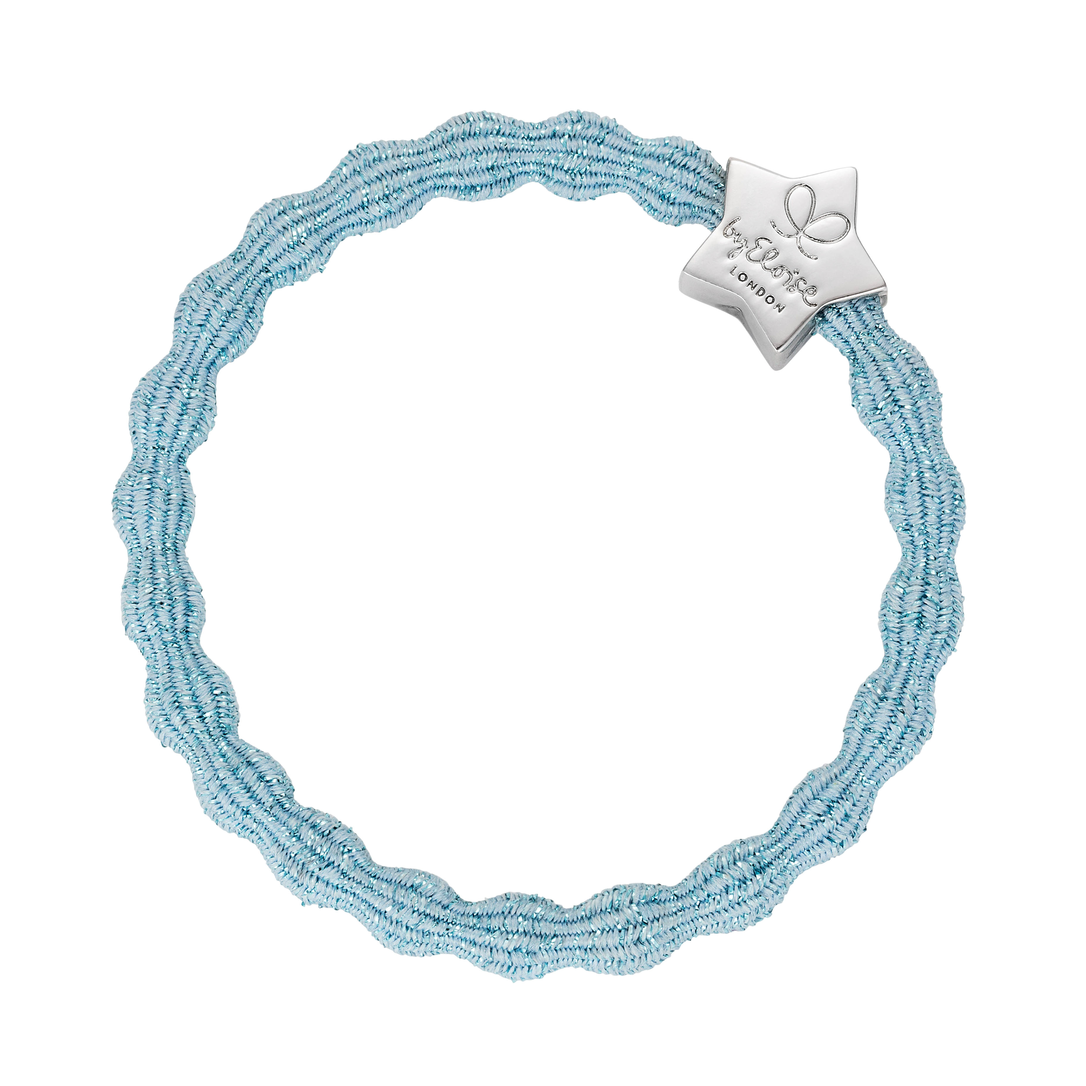 Étoile d'argent métallique