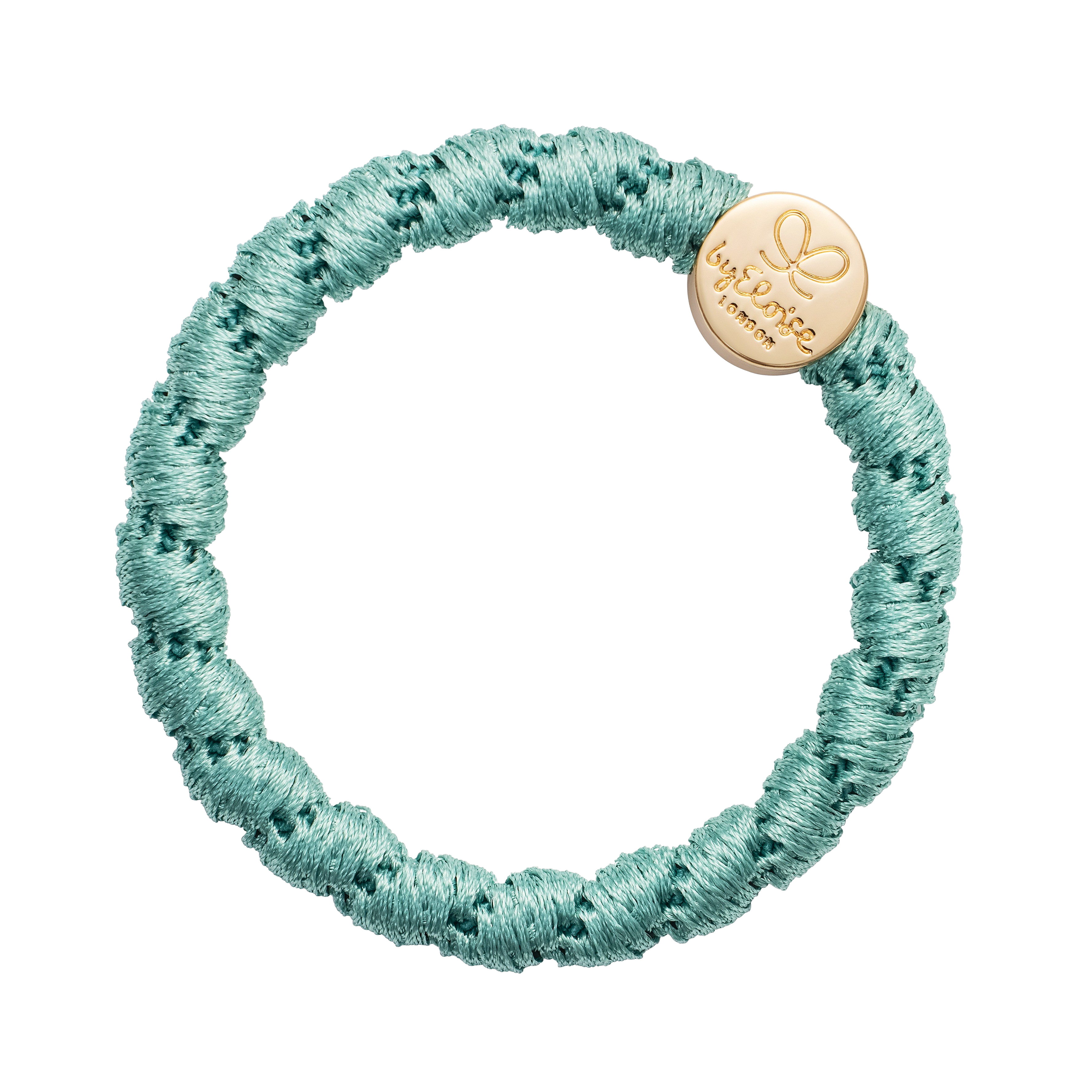 Woven Gold Circle - Seafoam Green