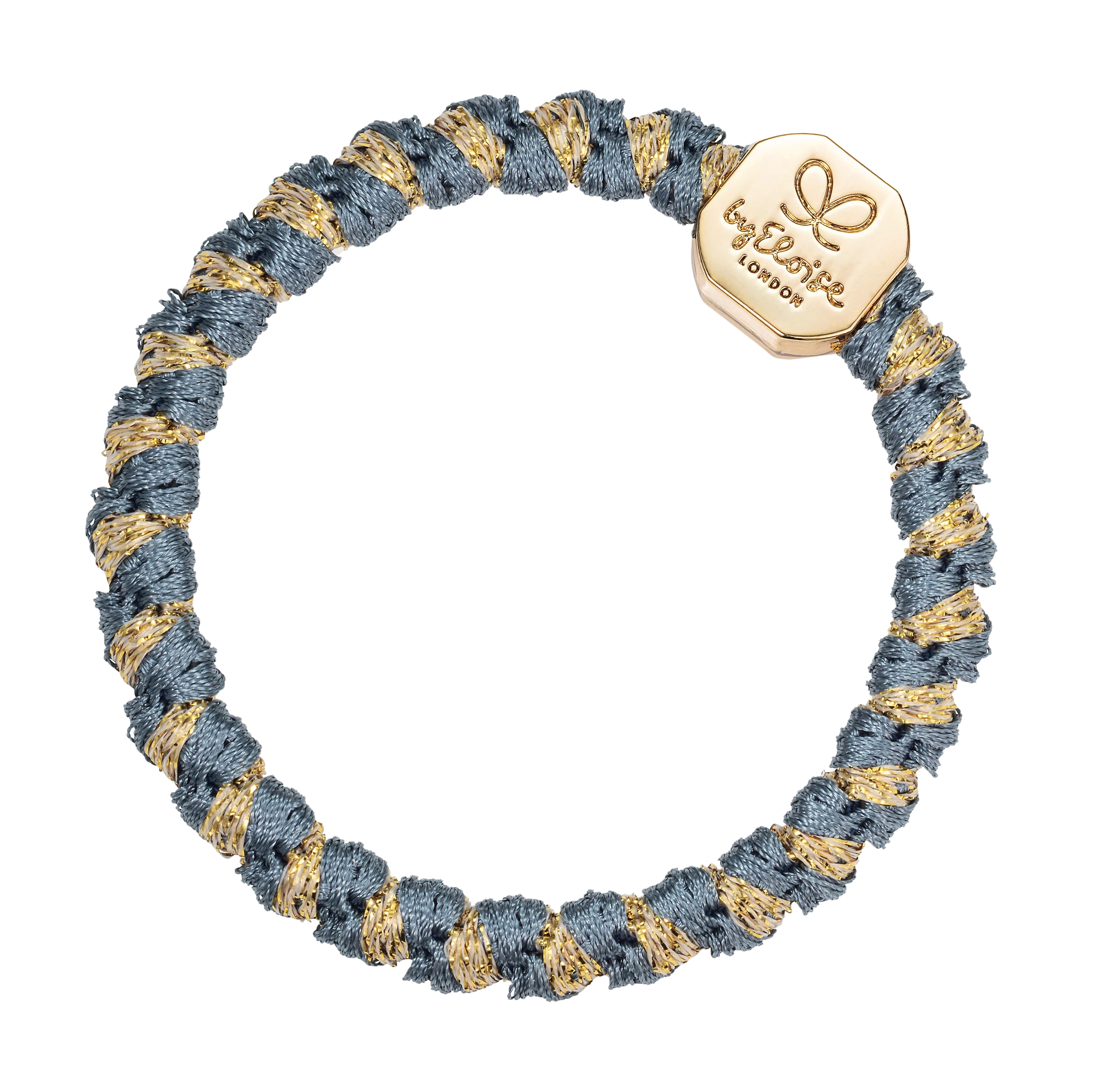 Woven Gold Nugget - Azure